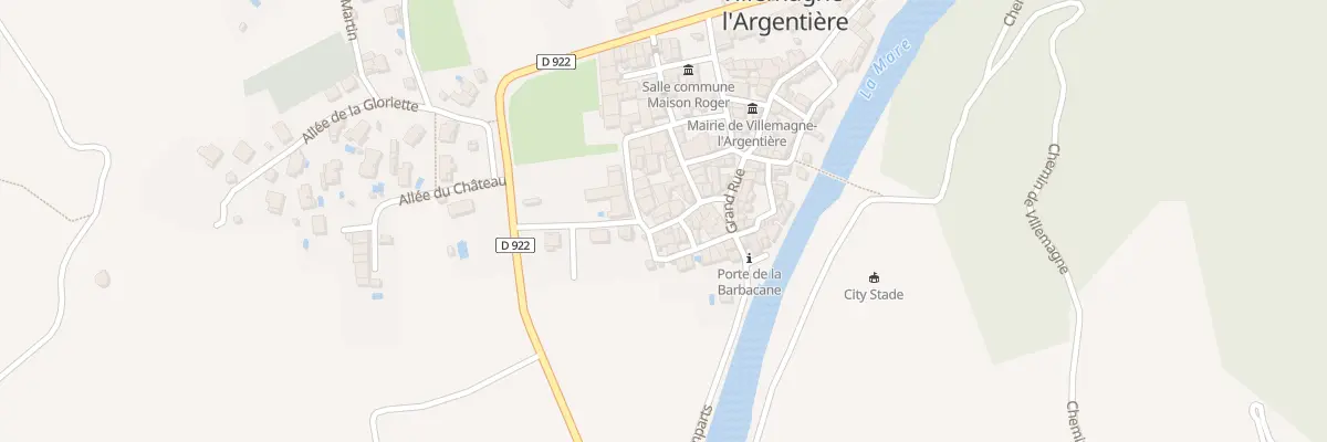 Plan du 5019 Rue de l’Ancien Hôpital à Villemagne-l’Argentière