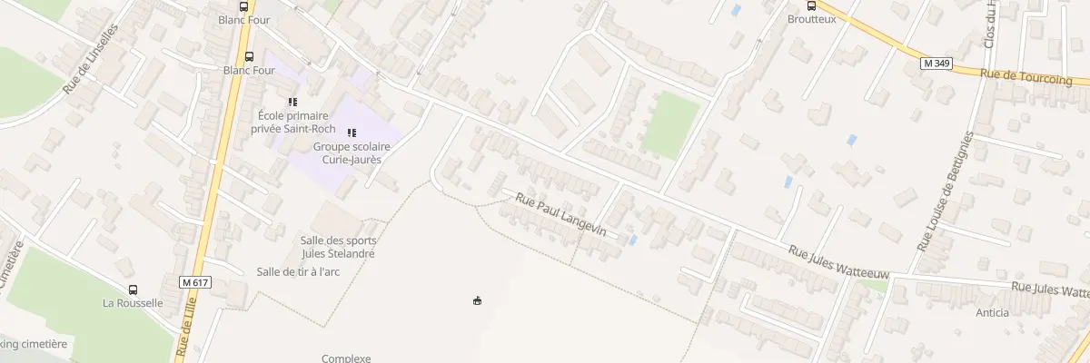 Plan du 40 Rue Jules Watteeuw à Roncq