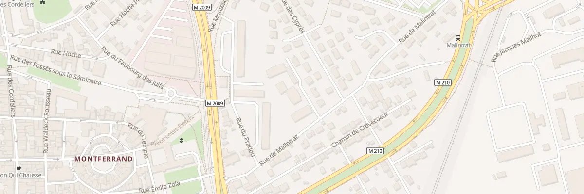 Plan du 31 Rue de Malintrat à Clermont-Ferrand