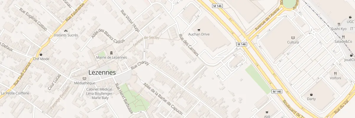 Plan du 37 Rue Chanzy à Lezennes