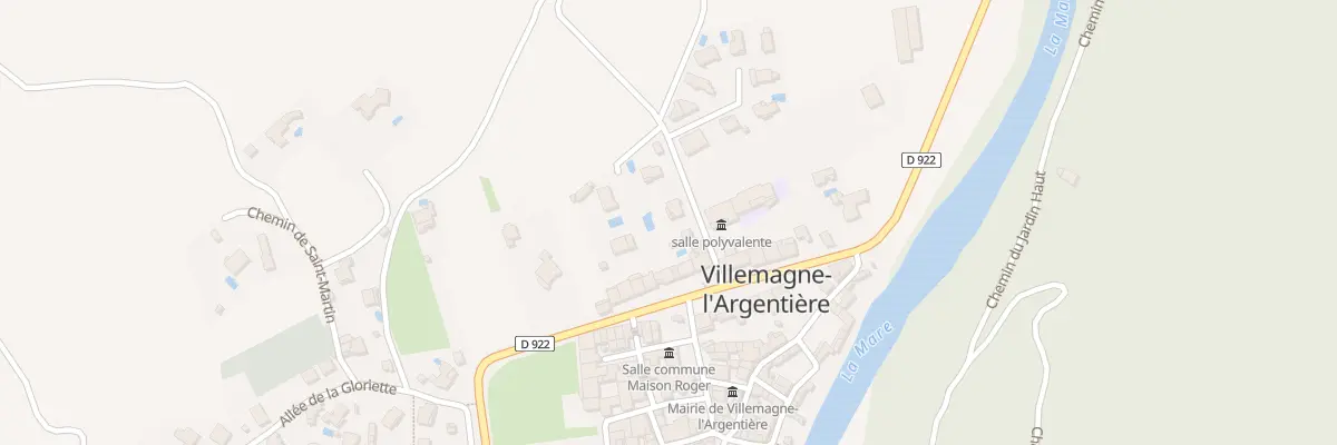 Plan du 3 Rue du Mail à Villemagne-l’Argentière