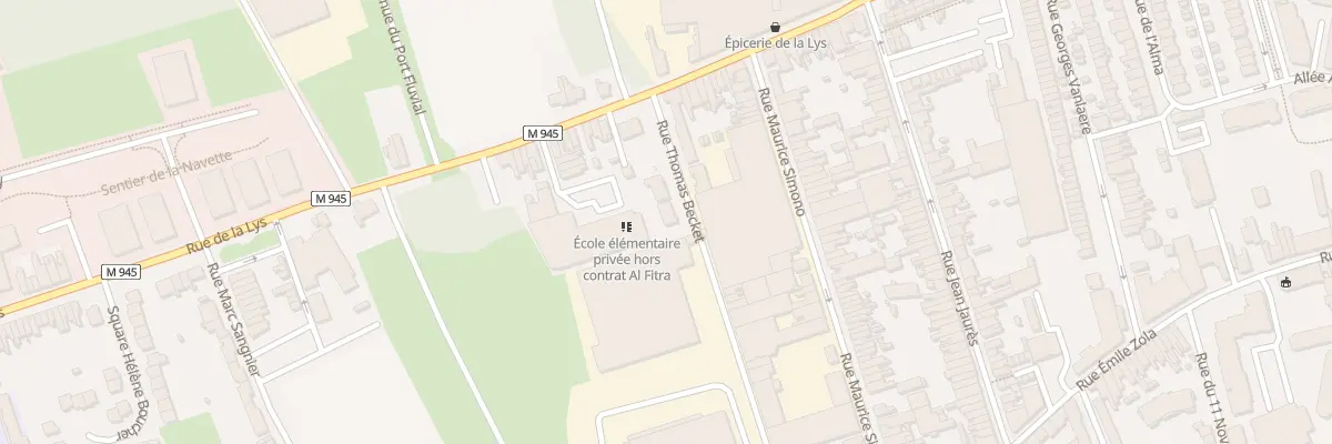 Plan du 85 Rue Thomas Becket à Halluin