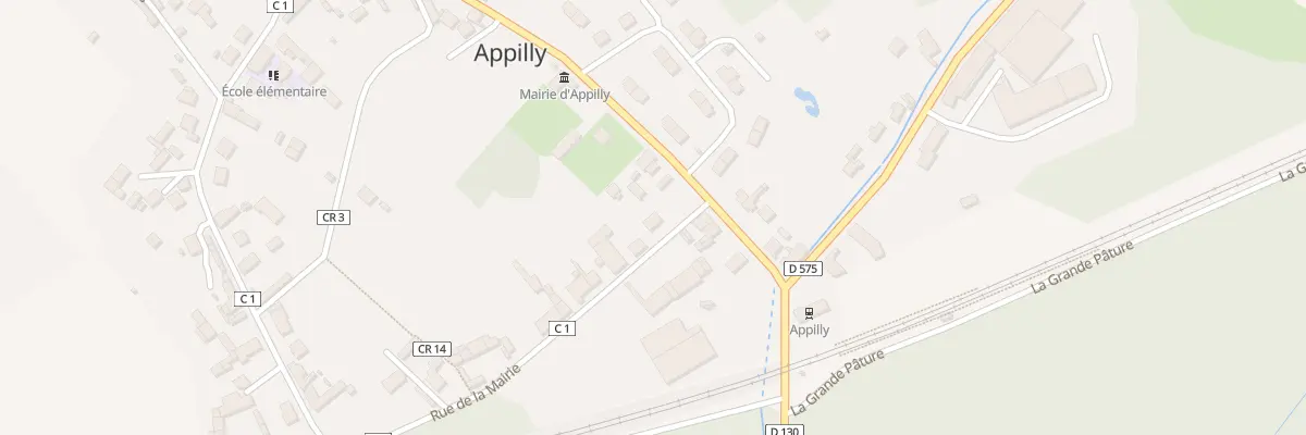 Plan du 727 Rue de la Mairie à Appilly