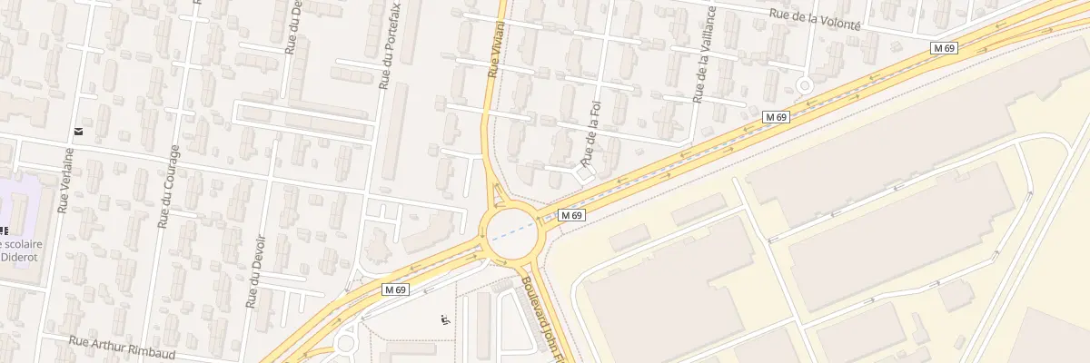 Plan du 1B Rue de la Foi à Clermont-Ferrand