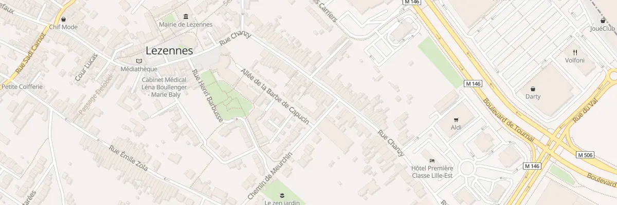 Plan du 36 Rue Chanzy à Lezennes