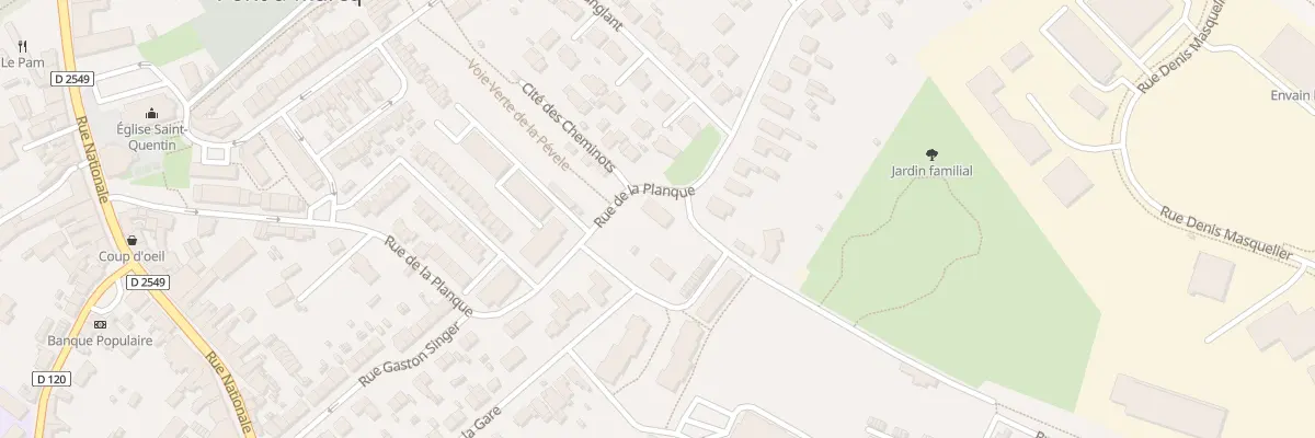 Plan du 35 Rue de la Planque à Pont-à-Marcq