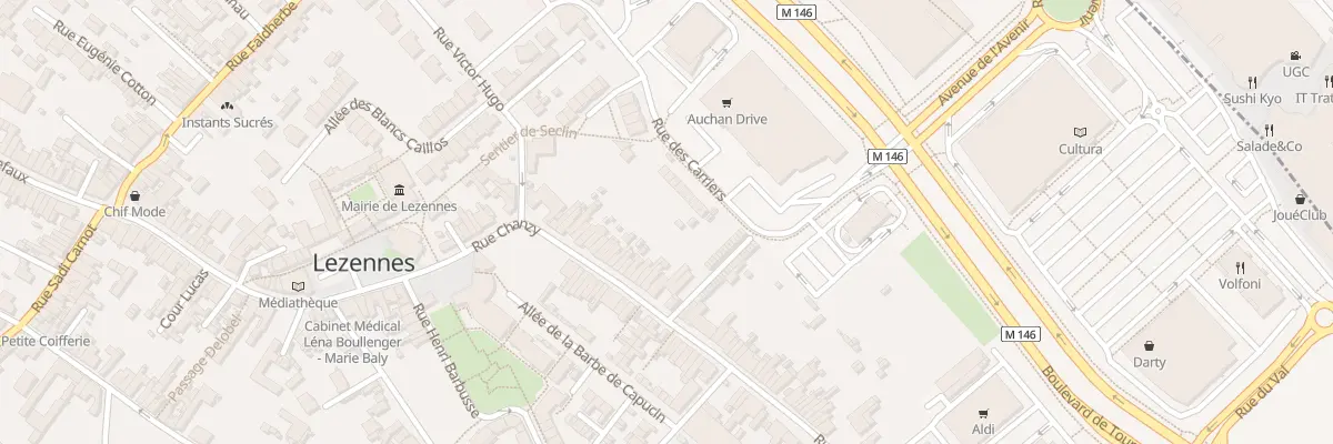 Plan du 41 Rue Chanzy à Lezennes