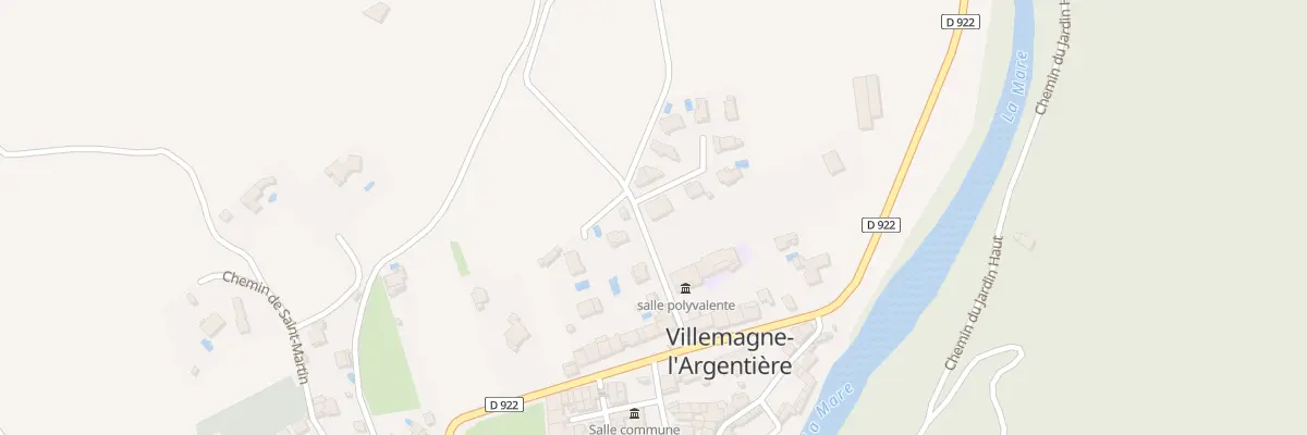Plan du 1B Lot les Tilleuls à Villemagne-l’Argentière