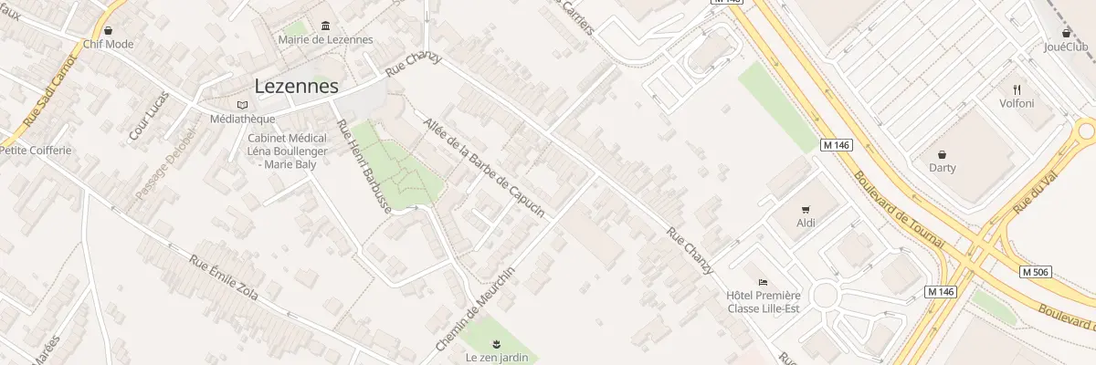 Plan du 38 Rue Chanzy à Lezennes