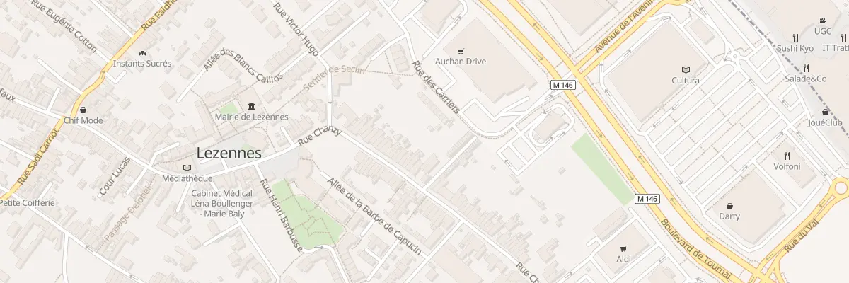 Plan du 47 Rue Chanzy à Lezennes