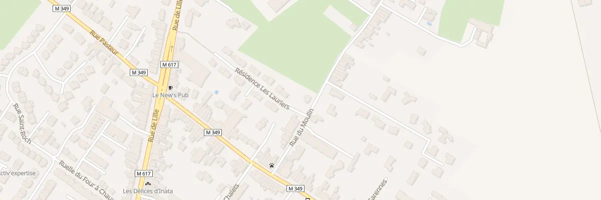 Plan du 13 Rue du Moulin à Roncq