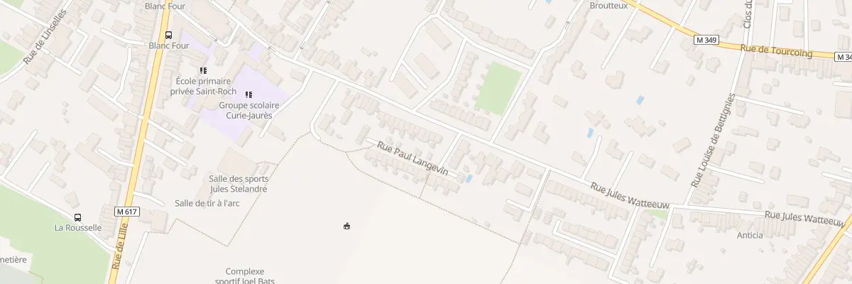 Plan du 50 Rue Jules Watteeuw à Roncq