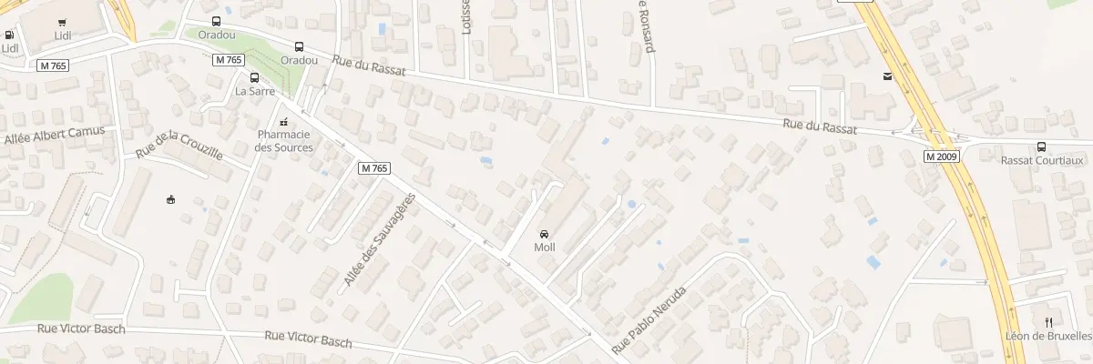Plan du 237 Rue de l’Oradou à Clermont-Ferrand