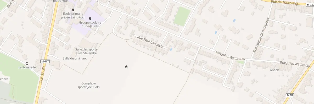 Plan du 15 Rue Paul Langevin à Roncq