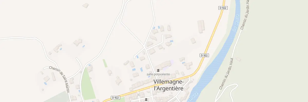Plan du 1 Lot les Tilleuls à Villemagne-l’Argentière