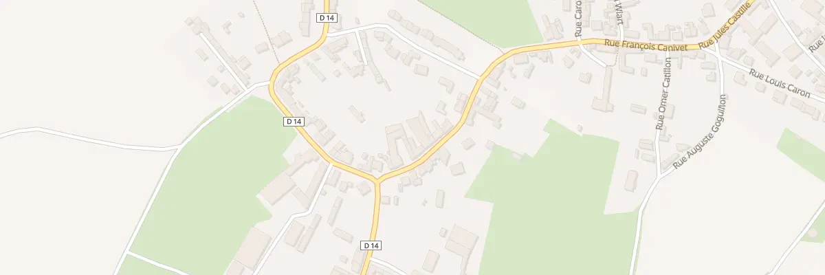 Plan du 8 Rue Antoine Dequéant à Oisy-le-Verger