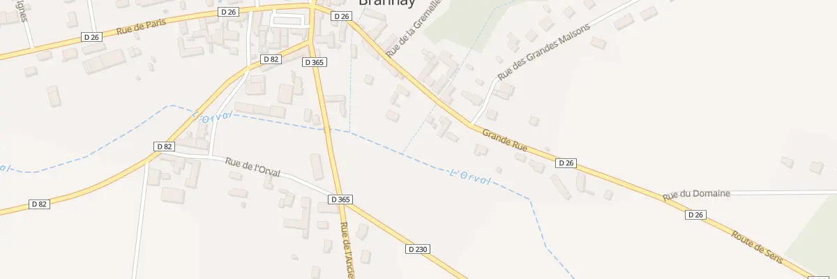 Plan du 14 Grande Rue à Brannay