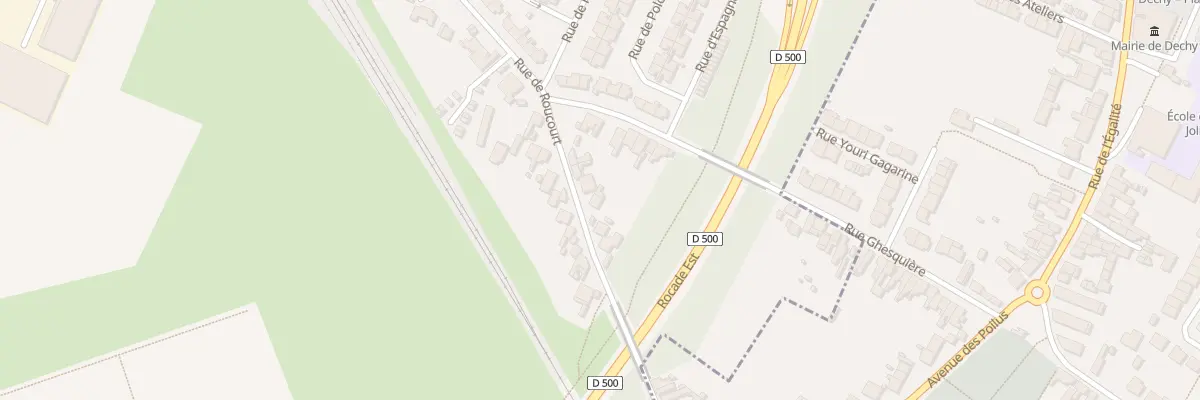 Plan du 533 Rue de Roucourt à Sin-le-Noble