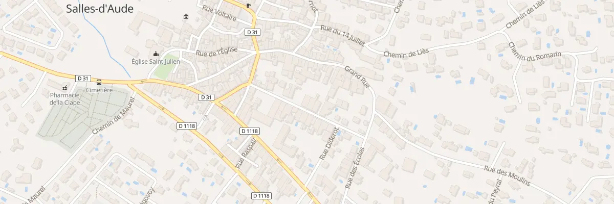 Plan du 17 Rue Victor Hugo à Salles-d’Aude