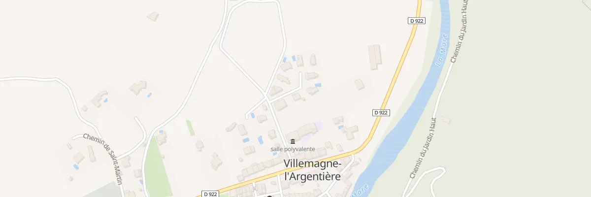 Plan du 2 Lot les Tilleuls à Villemagne-l’Argentière
