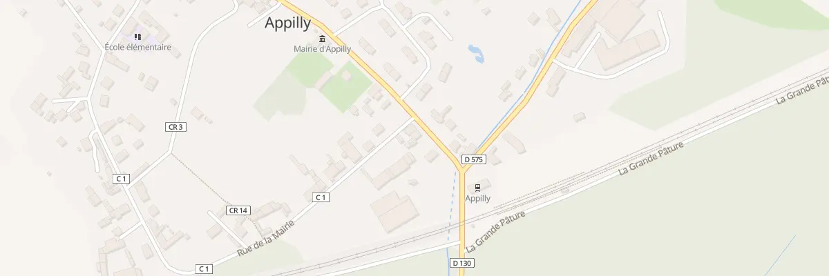 Plan du 542 Rue de l’Eglise à Appilly