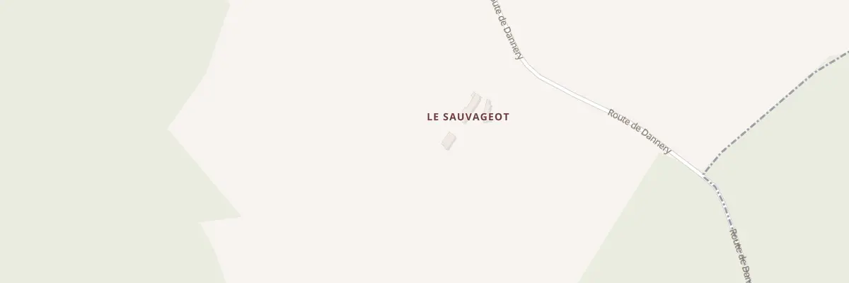 Plan du 61 Le Sauvageot (Ham) à Saint-Fargeau