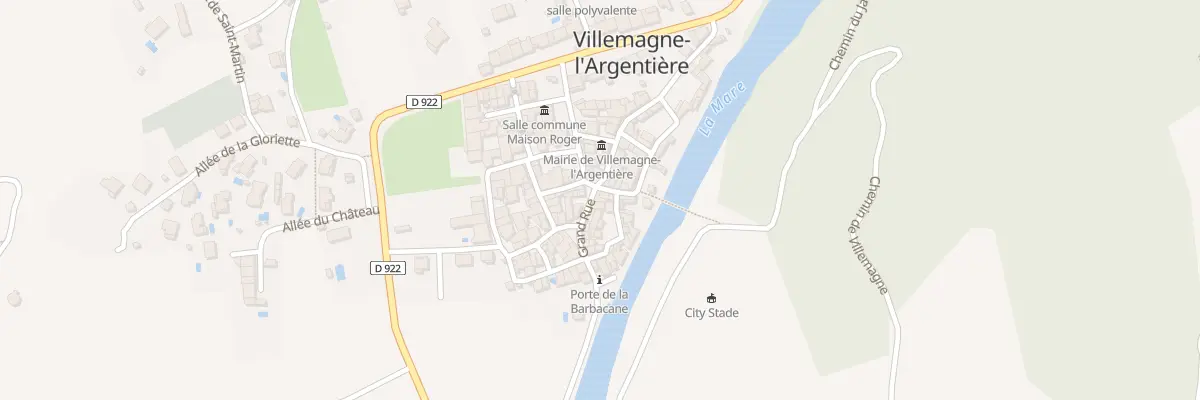 Plan du 5165 Gr Grand Rue à Villemagne-l’Argentière