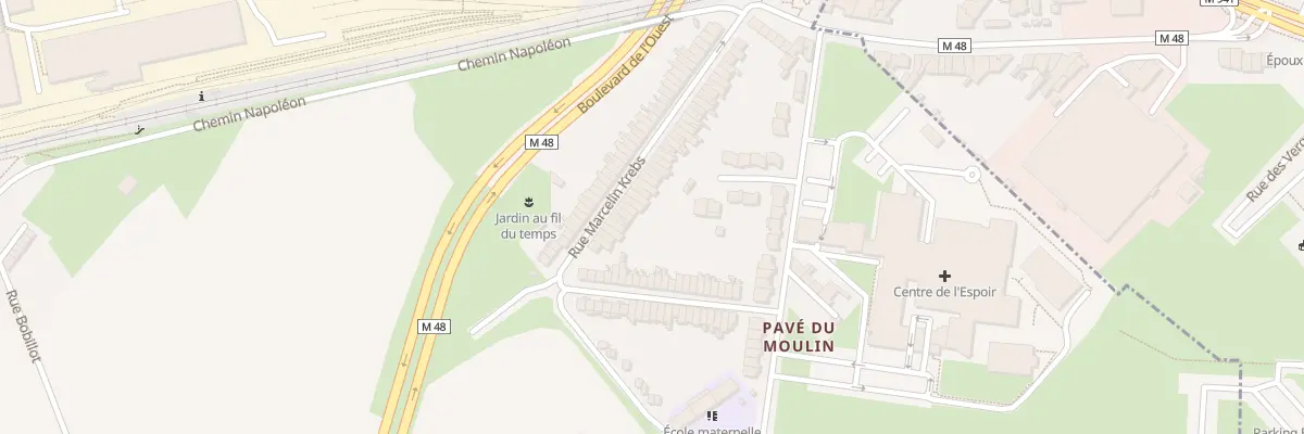 Plan du 57 Rue Marcelin Krebs à Lille