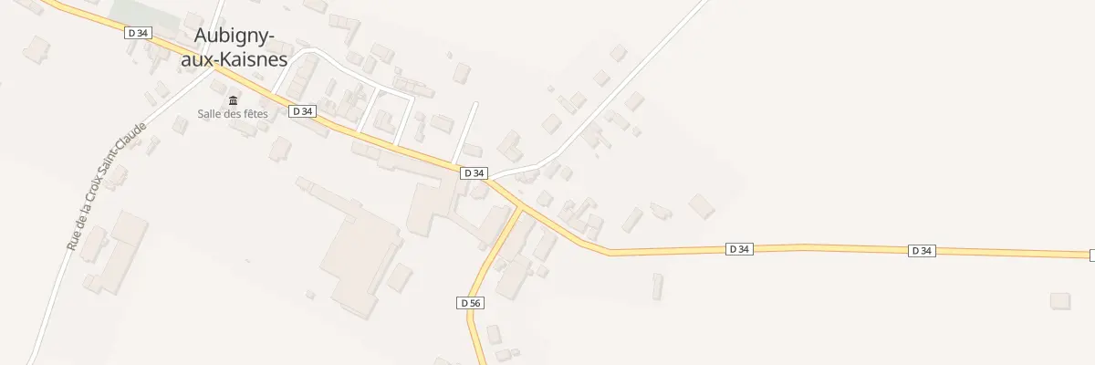 Plan du 6 Rue du Bois Griffon à Aubigny-aux-Kaisnes