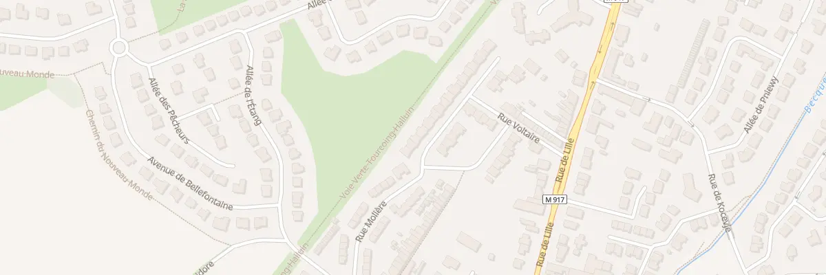 Plan du 33 Rue Molière à Halluin