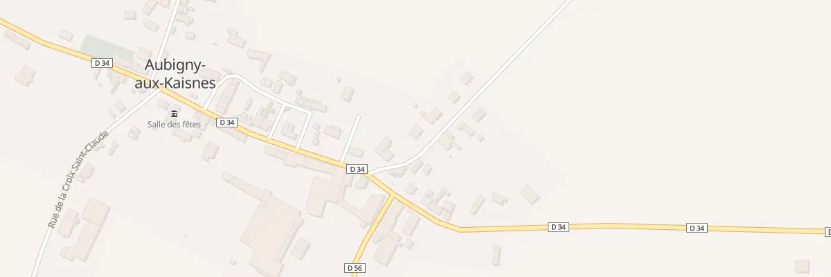 Plan du 1 Rue du Bois Griffon à Aubigny-aux-Kaisnes