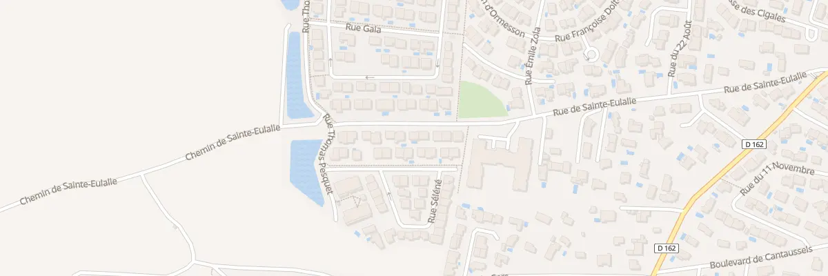 Plan du 23 Rue Ste Eulalie à Nissan-lez-Enserune