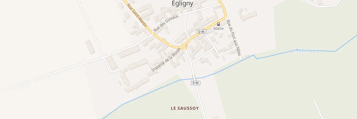 Plan du 1 Imp de la Borde à Égligny