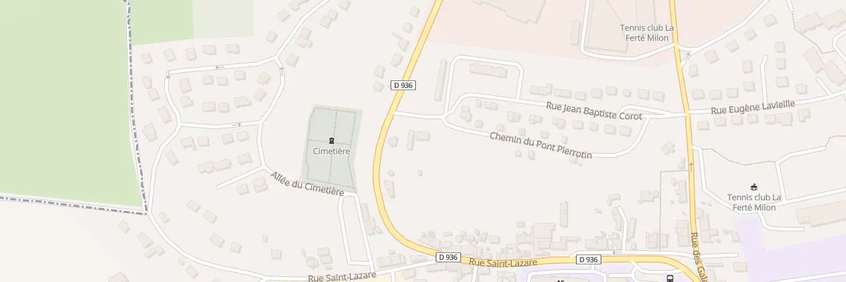 Plan du 2 Rue Jean Baptiste Corot à La Ferté-Milon
