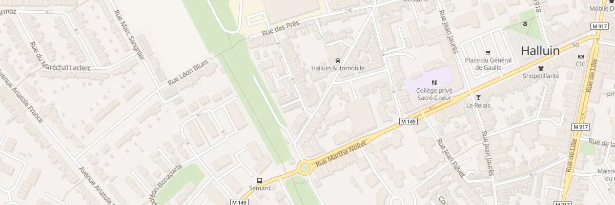 Plan du 116 Rue Émile Zola à Halluin