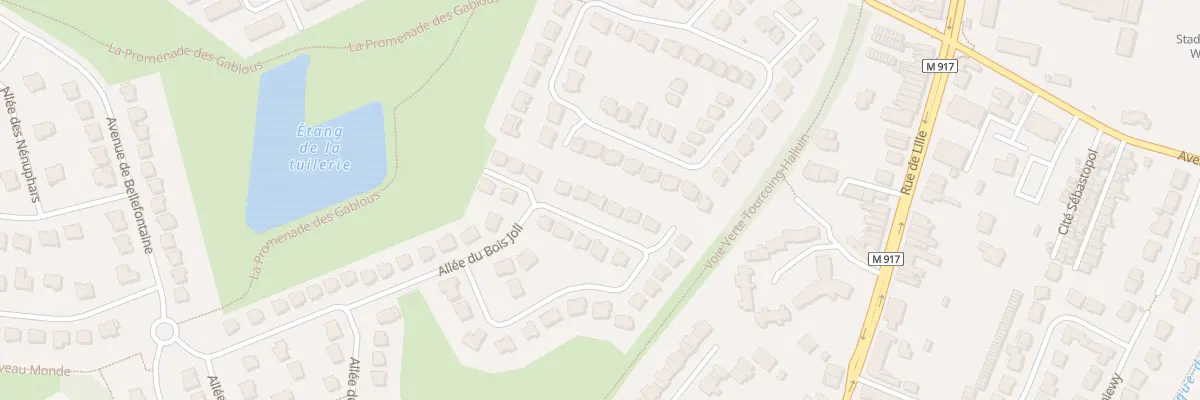 Plan du 31 All du Bois Joli à Halluin