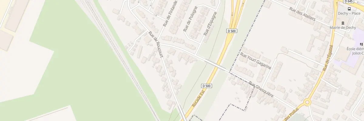Plan du 68 Rue des Corps Chauds à Sin-le-Noble