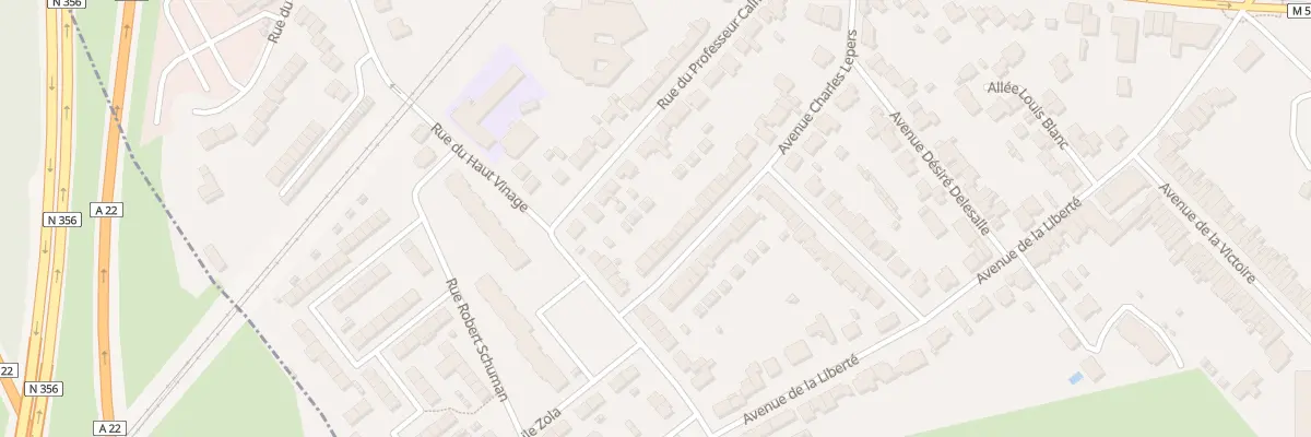 Plan du 42 Av Charles Lepers à Wasquehal