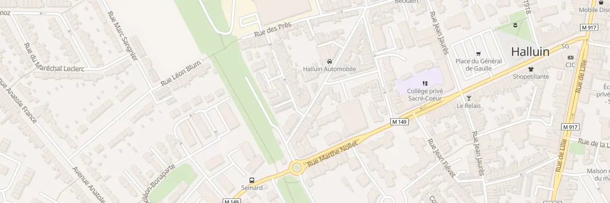 Plan du 112 Rue Émile Zola à Halluin