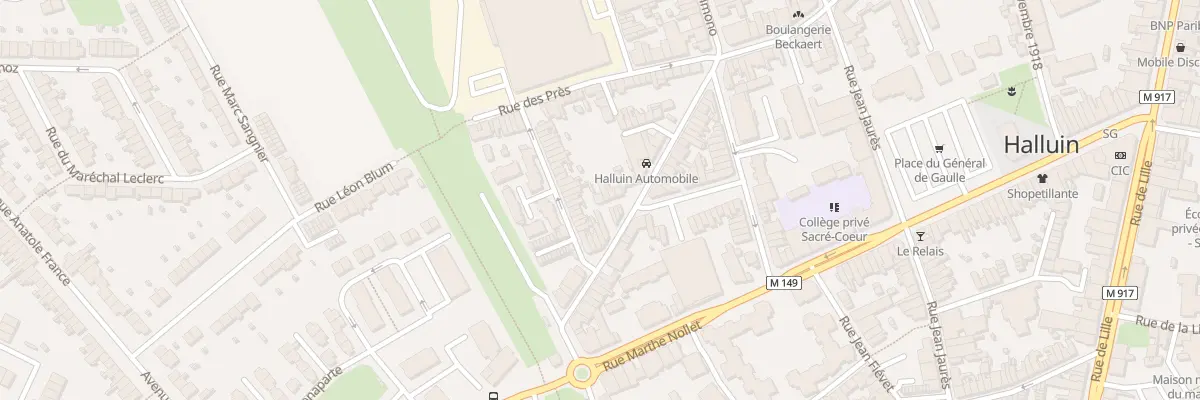 Plan du 106 Rue Émile Zola à Halluin