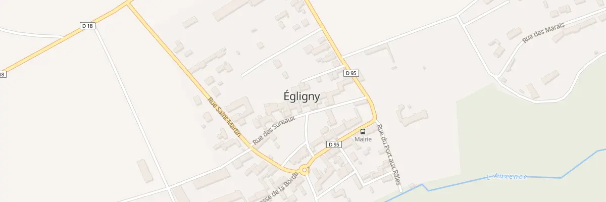 Plan du 6 Rue des Sureaux à Égligny