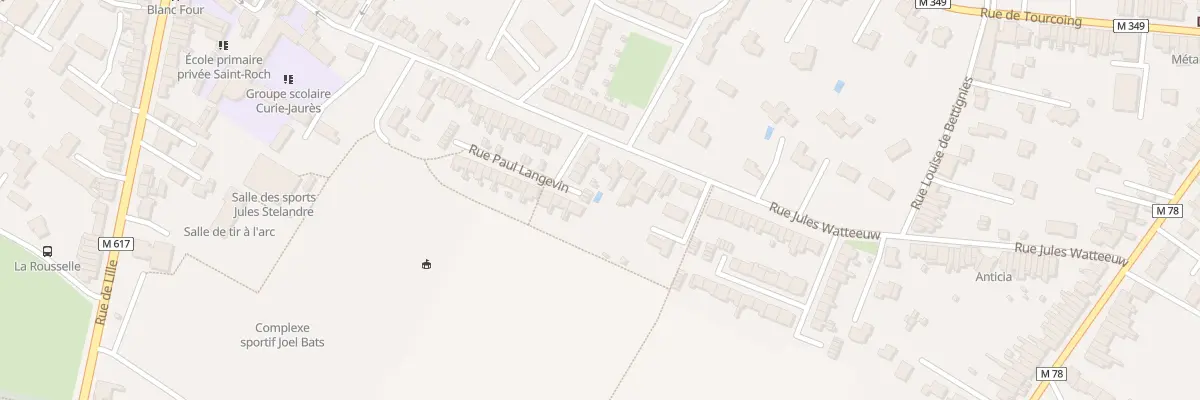 Plan du 56 Rue Jules Watteeuw à Roncq