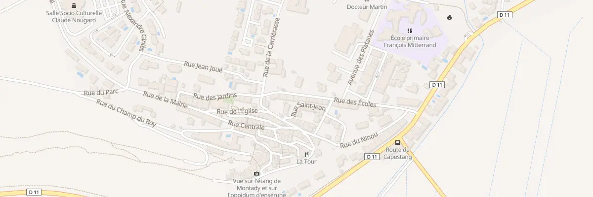 Plan du 5 Rue Saint Jean à Montady