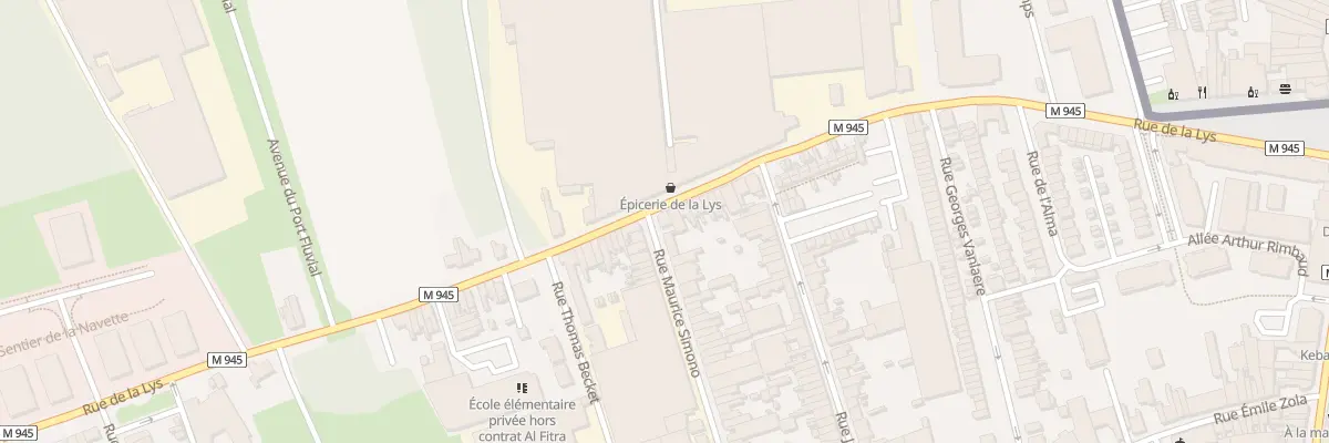 Plan du 101 Rue de la Lys à Halluin