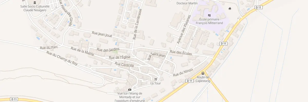 Plan du 7 Rue Saint Jean à Montady