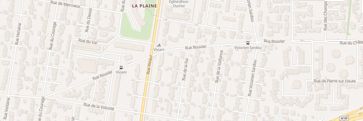 Plan du 59 Rue de la Foi à Clermont-Ferrand