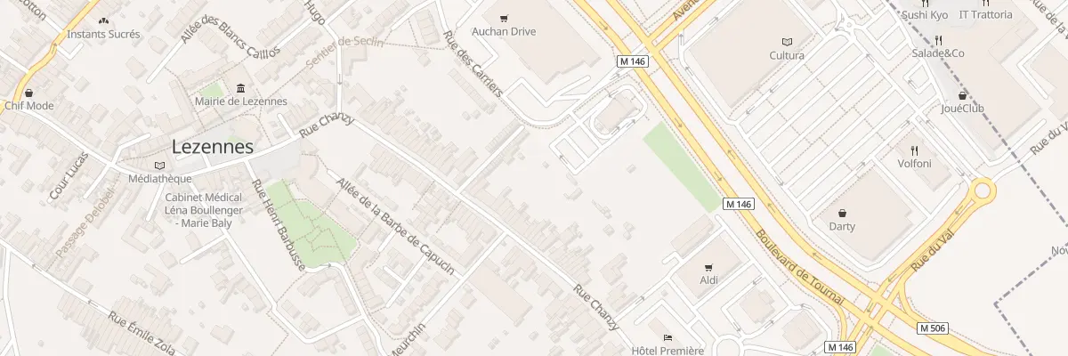 Plan du 63 Rue Chanzy à Lezennes