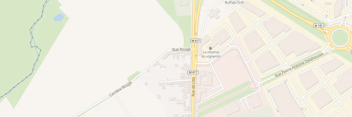 Plan du 9 Rue Rouge à Roncq
