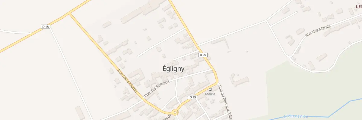 Plan du 18 Rue Saint-félicien à Égligny