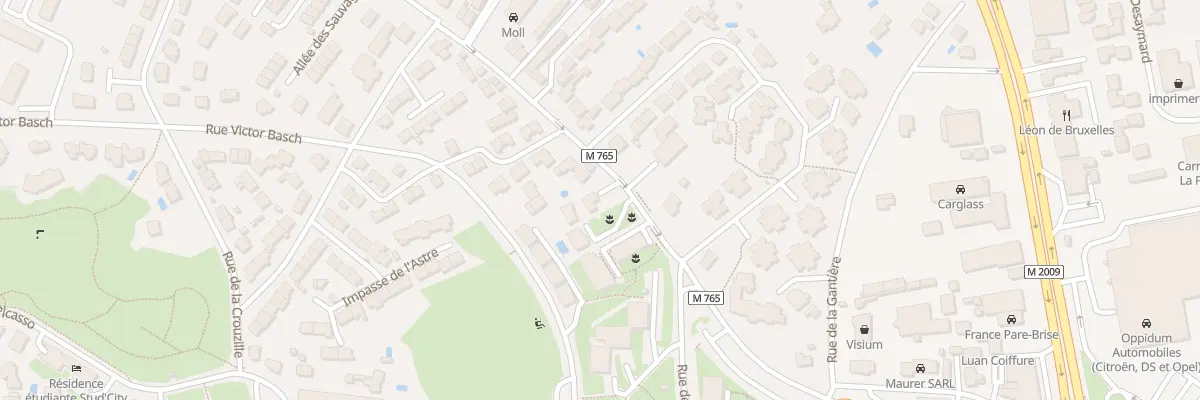 Plan du 244 Rue de l’Oradou à Clermont-Ferrand
